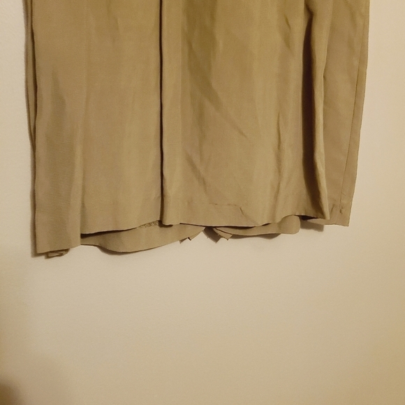 Zara Woman | Khaki Green/Brown Sleeveless Mini Dress (Size XS) - Picture 13 of 14